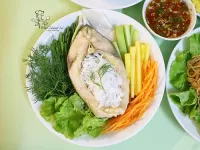 CÁ HẤP BIA CUỐN BÁNH TRÁNG