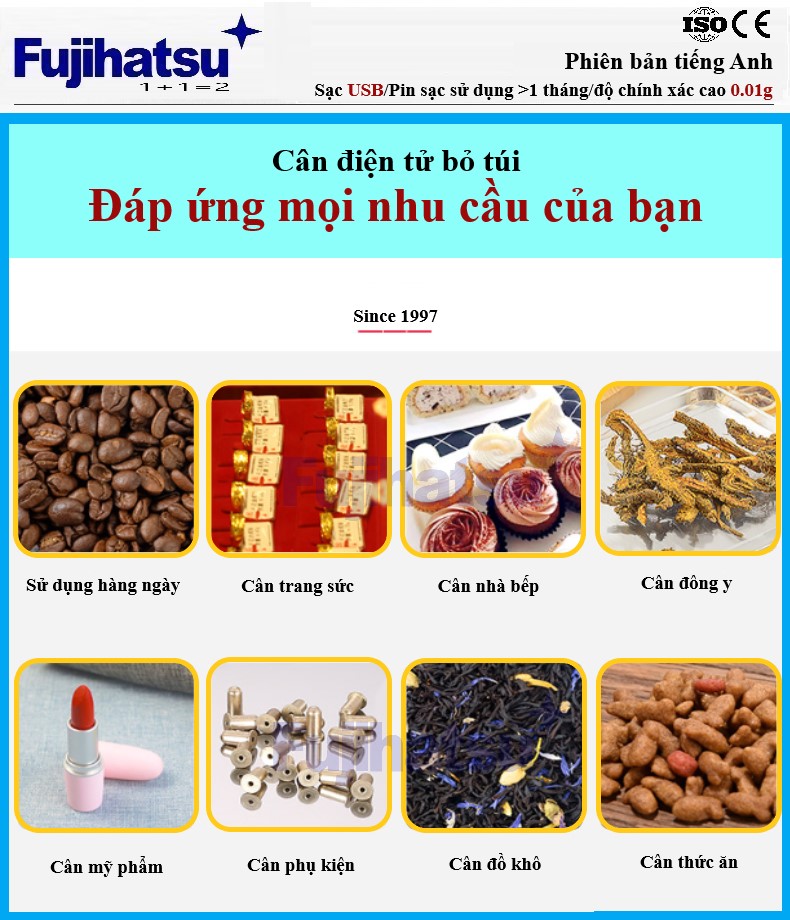 Cân tiểu ly điện tử fujihatsu FPNC-03