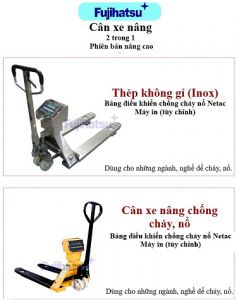 CÂN XE NÂNG INOX FUJIHATSU FXNC-I1