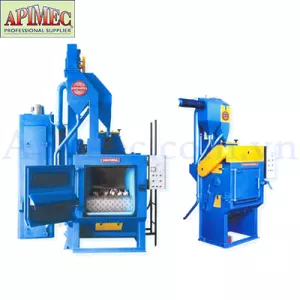 Máy phun bi kiểu cánh văng buồng kín