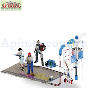 Thiết bị thu hồi vật liệu phun kiểu sàn W