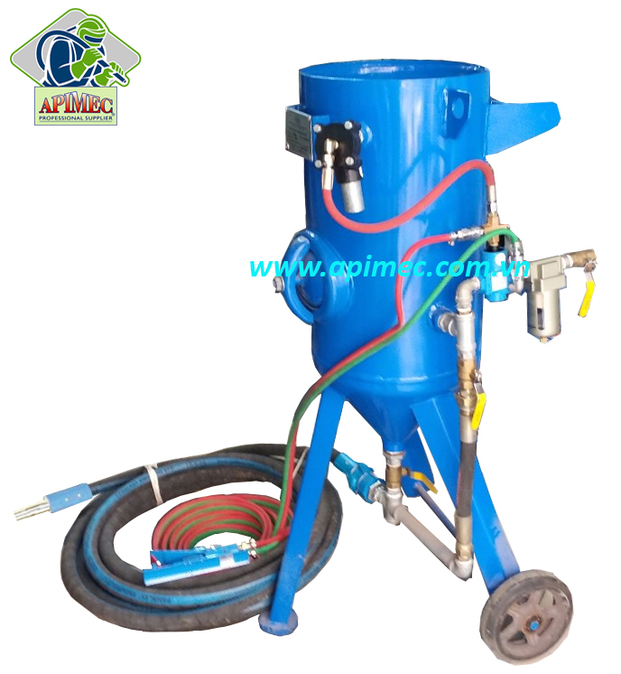 Máy phun cát VN 50L - Van điều khiển từ xa