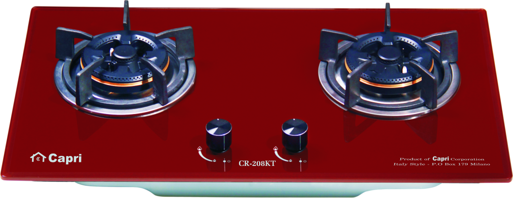 BẾP GA ÂM CAPRI CR-208KT (RED)