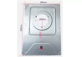 MẶT THÉP BẾP GAS ĐƠN 420MM