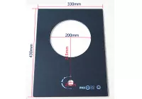 MẶT KÍNH BẾP GAS ĐƠN 430MM