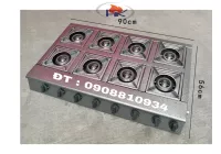 BẾP GA LIỀN LÒ TÁM LÒ 560MM