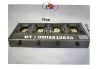 BẾP GA LIỀN LÒ BỐN LÒ 900MM