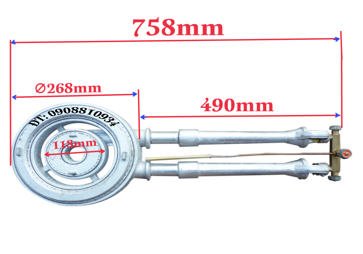 BẾP GAS CÔNG NGHIỆP KHÈ SOGO GT 10B