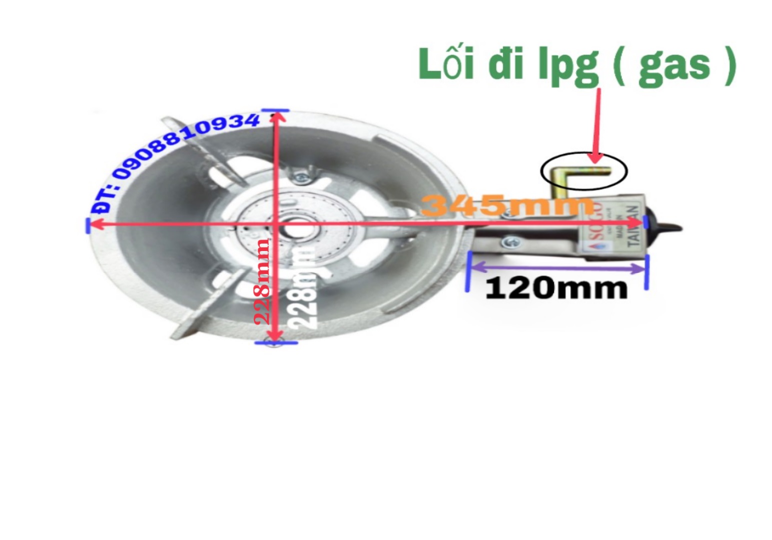 BẾP GAS CÔNG NGHIỆP KHÈ SOGO GT-3B