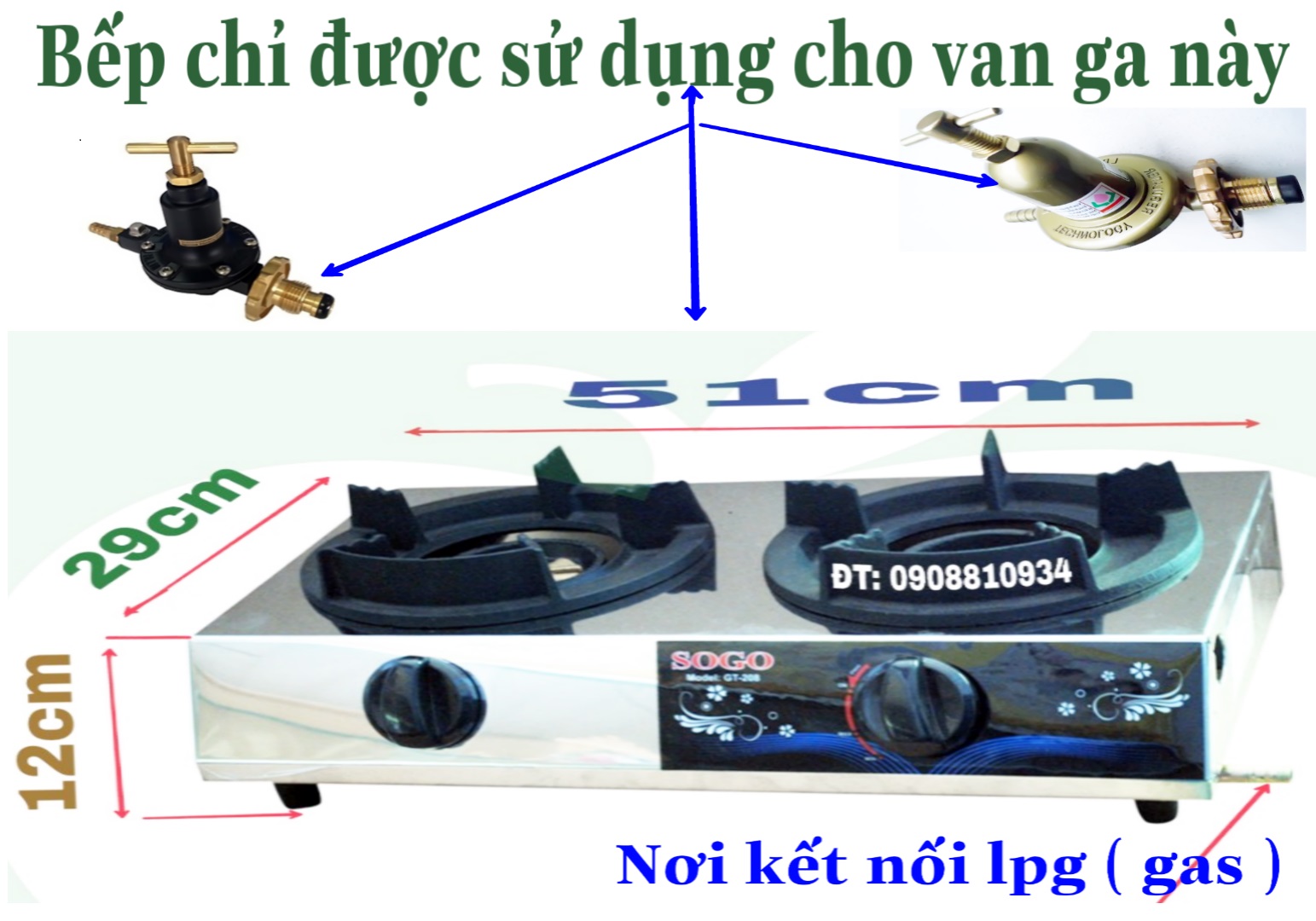 Chất liệu kiềng gang đúc nguyên khối siêu bền
Sử dụng đầu đốt công nghệ Interbuner tạo ngọn lửa xoáy mạnh mẽ giúp tỏa nhiệt điều,tiết kiệm gas