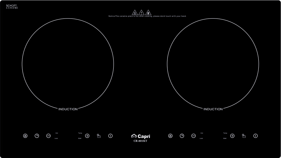 BẾP ĐIỆN TỪ CAPRI CR-801KT