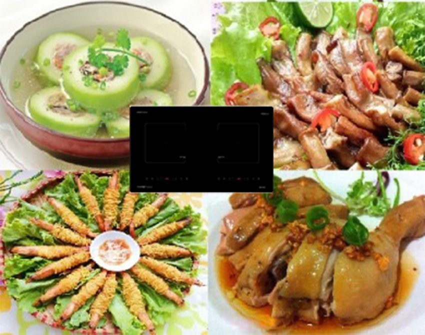 Bếp 02 từ kiểu dáng sang trọng, hiện đại
Mặt kính Vitroceramic
