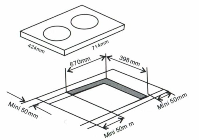 Mặt kính Schott Ceran Made in Germany
Mâm từ đường kính 22cm