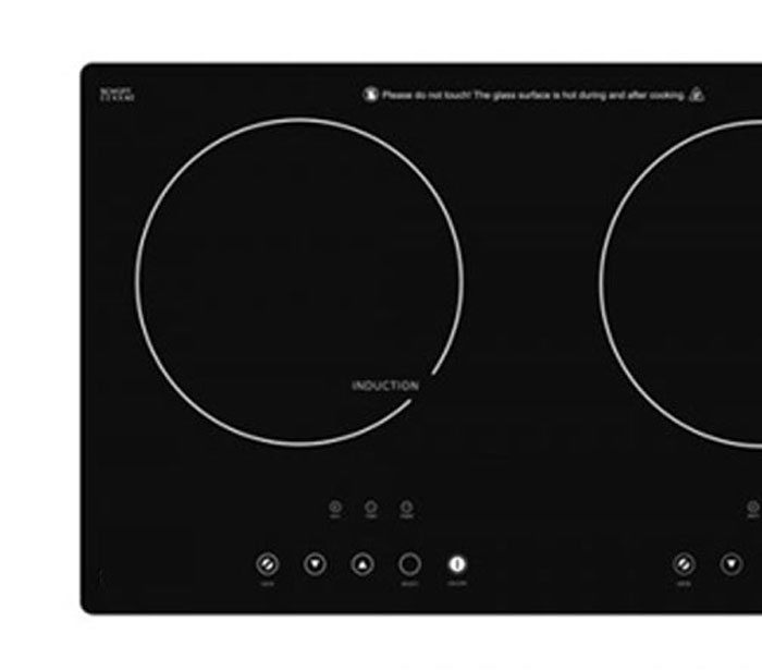 Có 2 bếp nấu
Công suất 2000W
Mặt kính Schott Ceranz của Đức