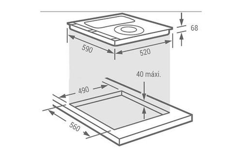 Tổng công suất 7200W
Kích thước 59 x 52 x 6.8 cm
Ðiều khiển công suất điện tử