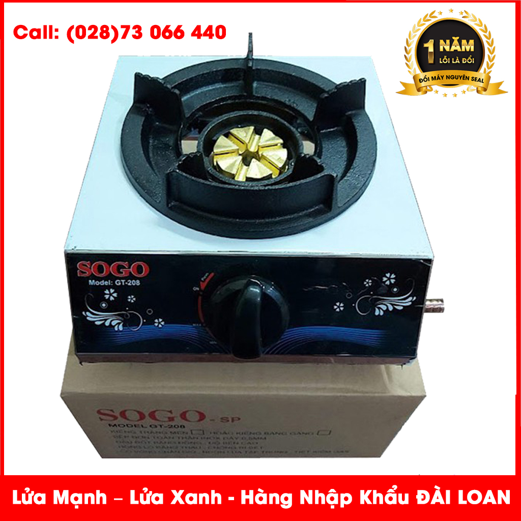 BẾP GAS BÁN CÔNG NGHIỆP KHÈ  SOGO 1 LÒ GT-208S1 -1