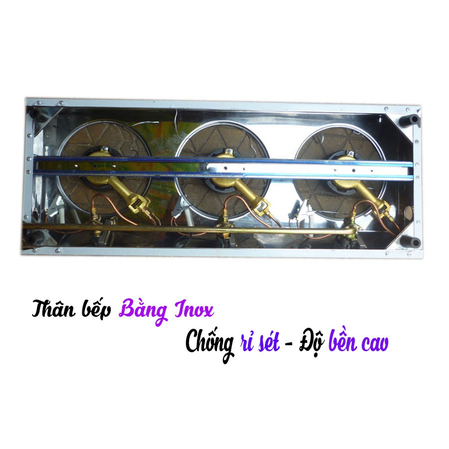 • Công nghệ inner burner tạo ngọn lửa khè xoáy tập trung 
• Lửa Mạnh – Lửa Xanh: Nấu nhanh chóng và tiết kiệm gas