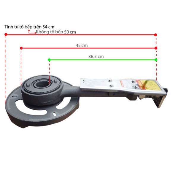 + Model: NA-196.và Van gas NA-537SH.
   + Loại: Bếp gas công nghiệp lửa khè.