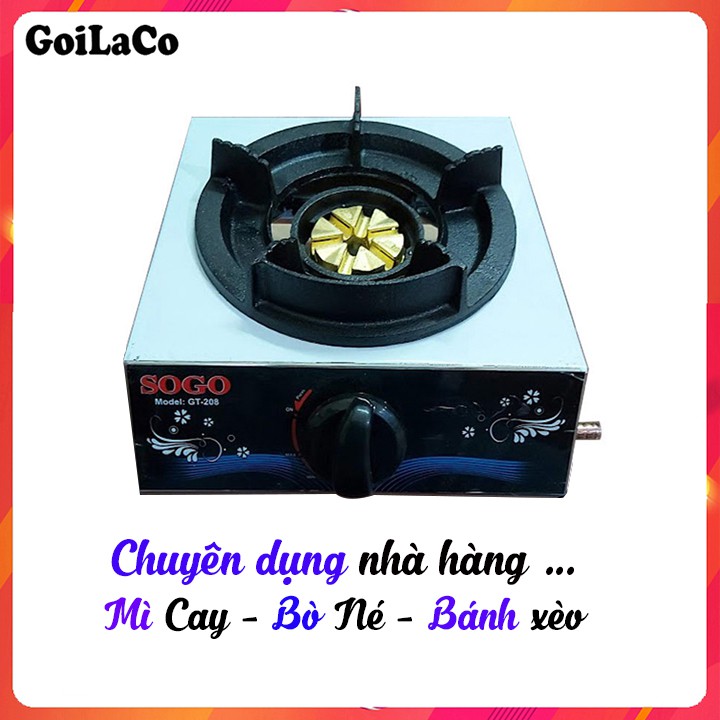 Đầu đốt đồng siêu bền, không lo biến dạng khi tiếp xúc nhiệt độ cao liên tục Với đầu đốt bằng đồng, bếp công nghiệp Sogo bền bỉ hơn