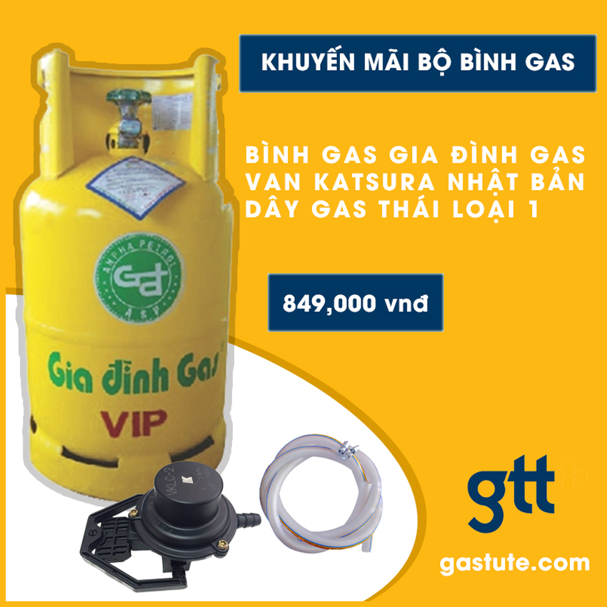 Bộ bình gas Gia Đình Gas
