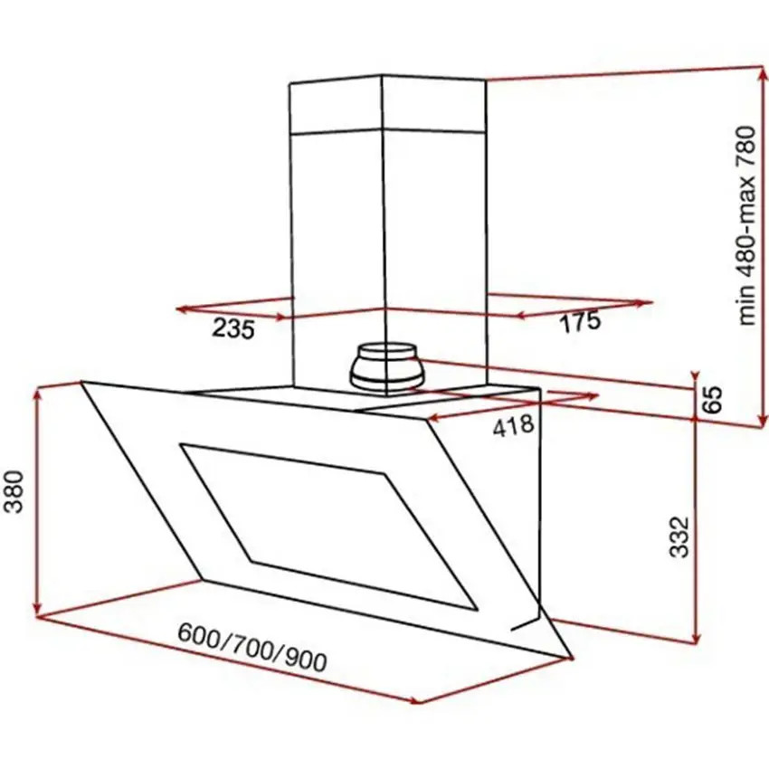 Hút mùi Teka DVT 985 ( TRẮNG)-2