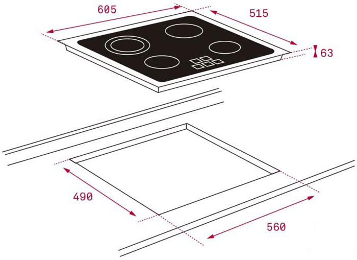 Bếp điện từ Teka TB 6310-1