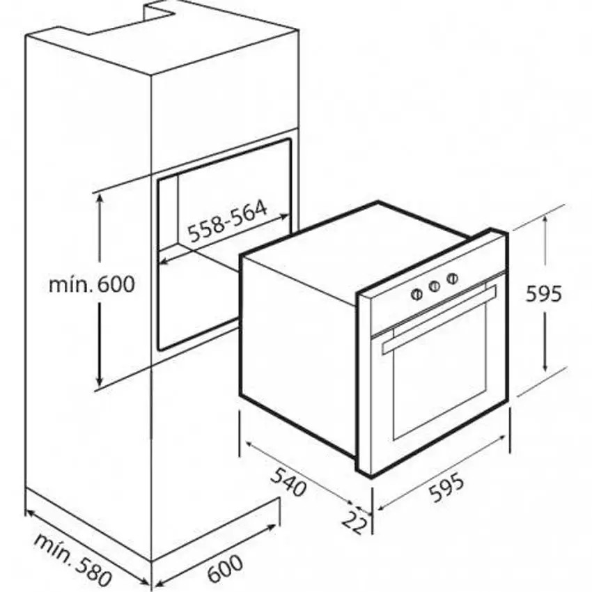 Lò nướng teka HS 735-3