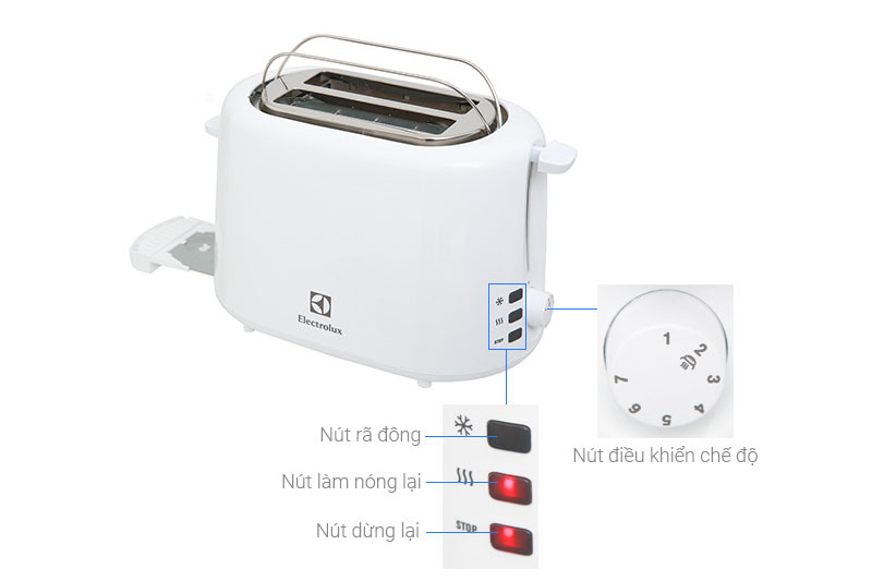 Lò Nướng Bánh Mì Electrolux ETS1303W-3