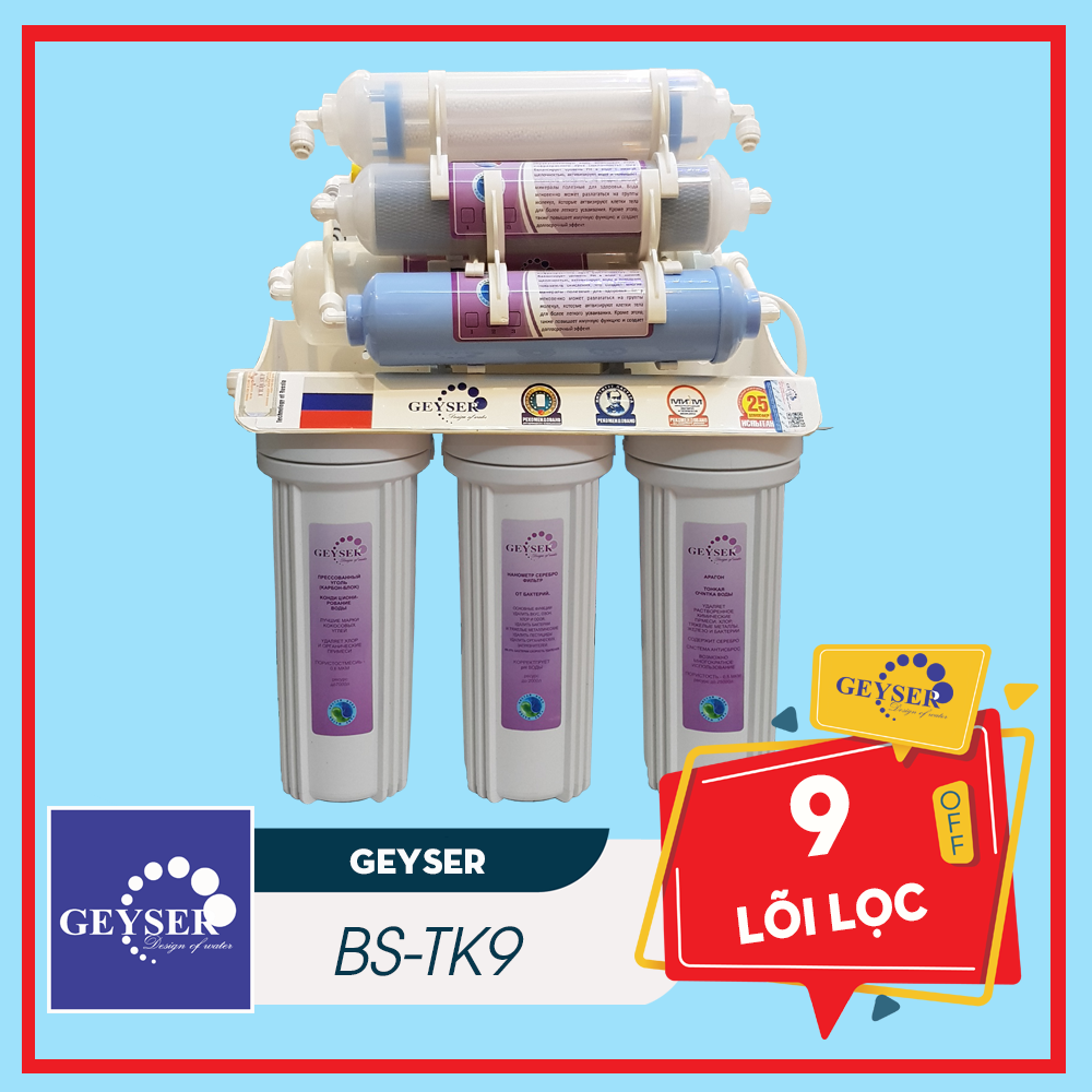 Máy Lọc Nước Nano Geyser TK9 – 9 Lõi Lọc