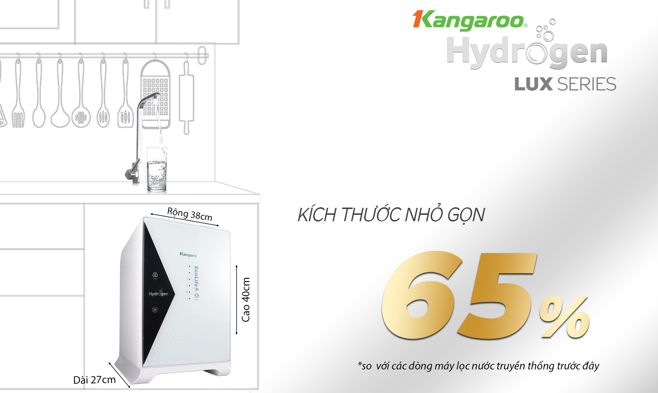 Máy lọc nước Kangaroo Hydrogen KG100HU-6