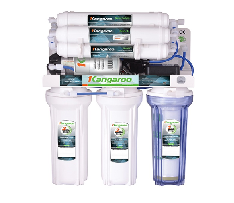 Máy lọc nước Hydrogen Kangaroo 10 cấp lọc lắp âm tủ bếp KG100HP KV