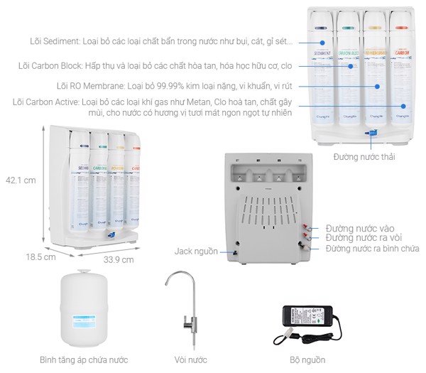 Máy lọc nước ChungHo M9 4 lõi-12