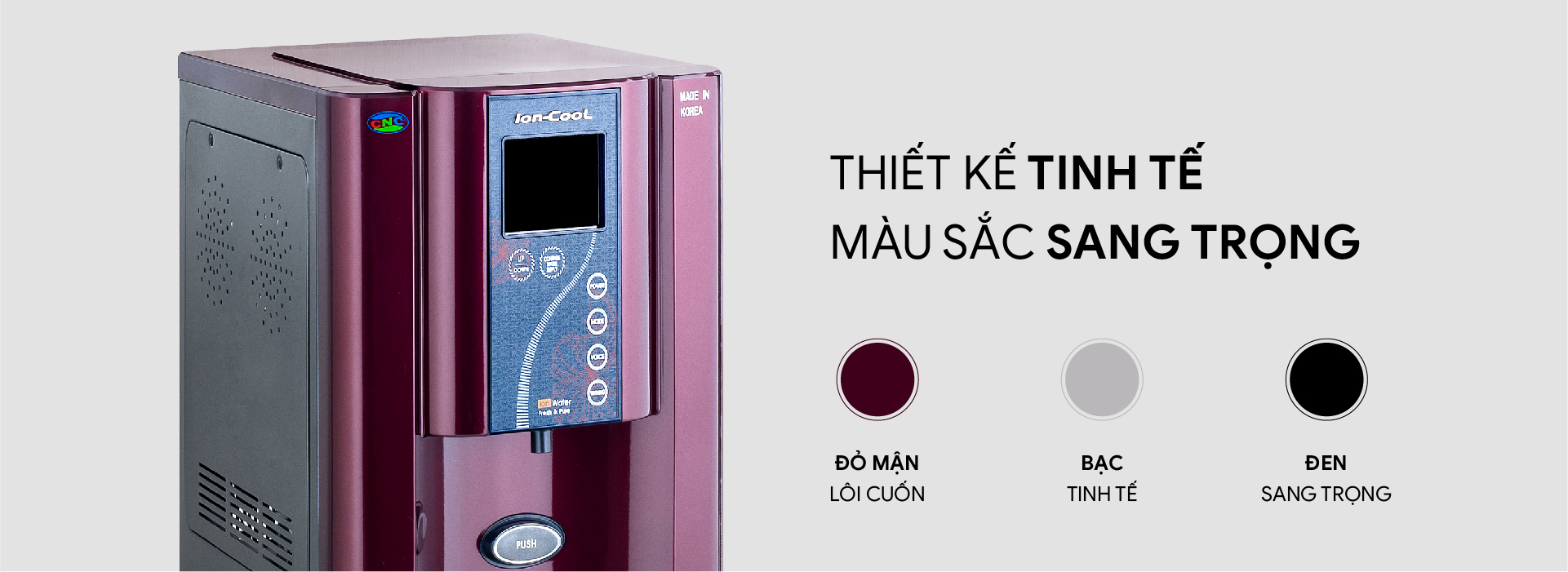 MÁY LỌC NƯỚC VÀ TẠO ION KIỀM CNC5500C-5