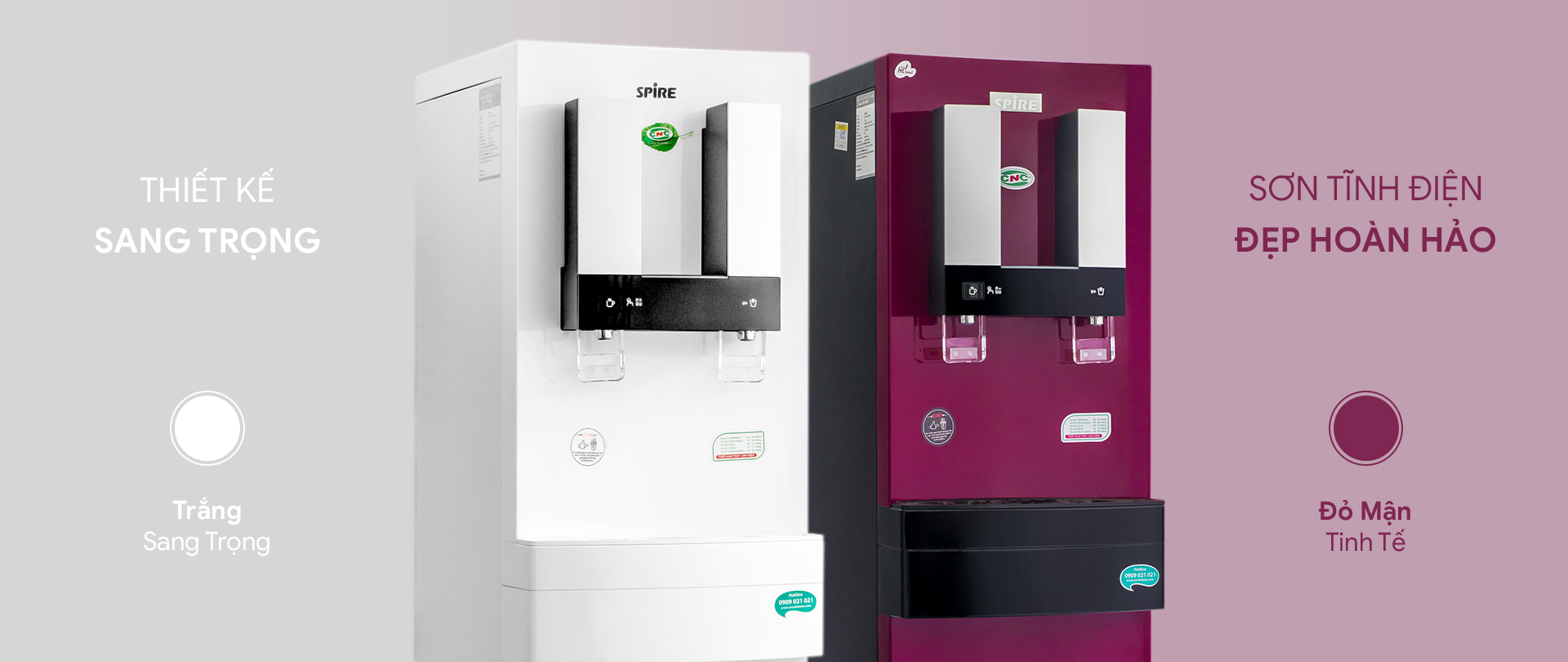 MÁY LỌC NƯỚC NÓNG LẠNH CNC915UF-5