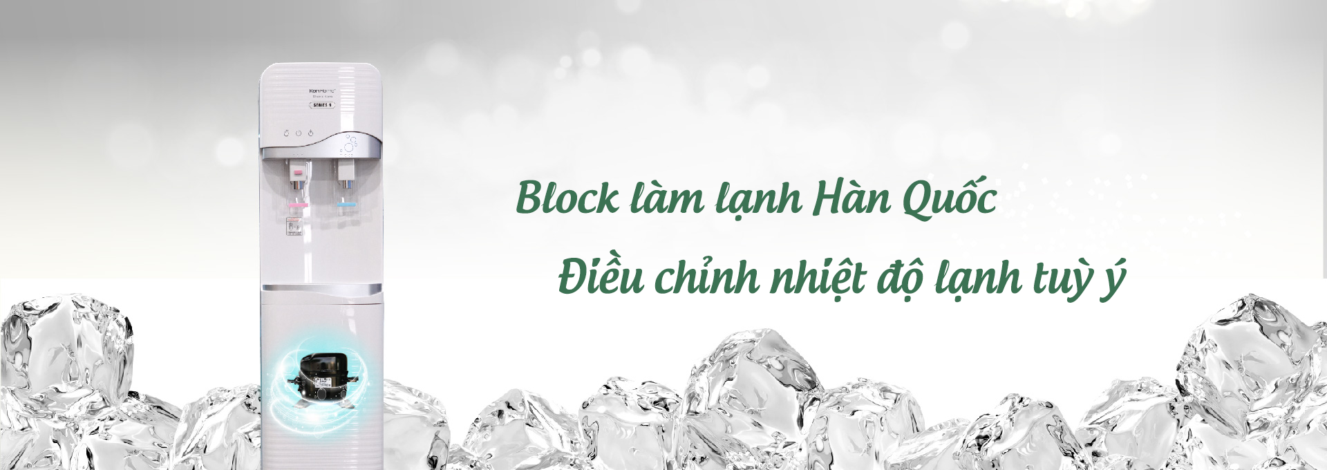 MÁY LỌC NƯỚC TÍCH HỢP NÓNG LẠNH KORIHOME WPK-910-f