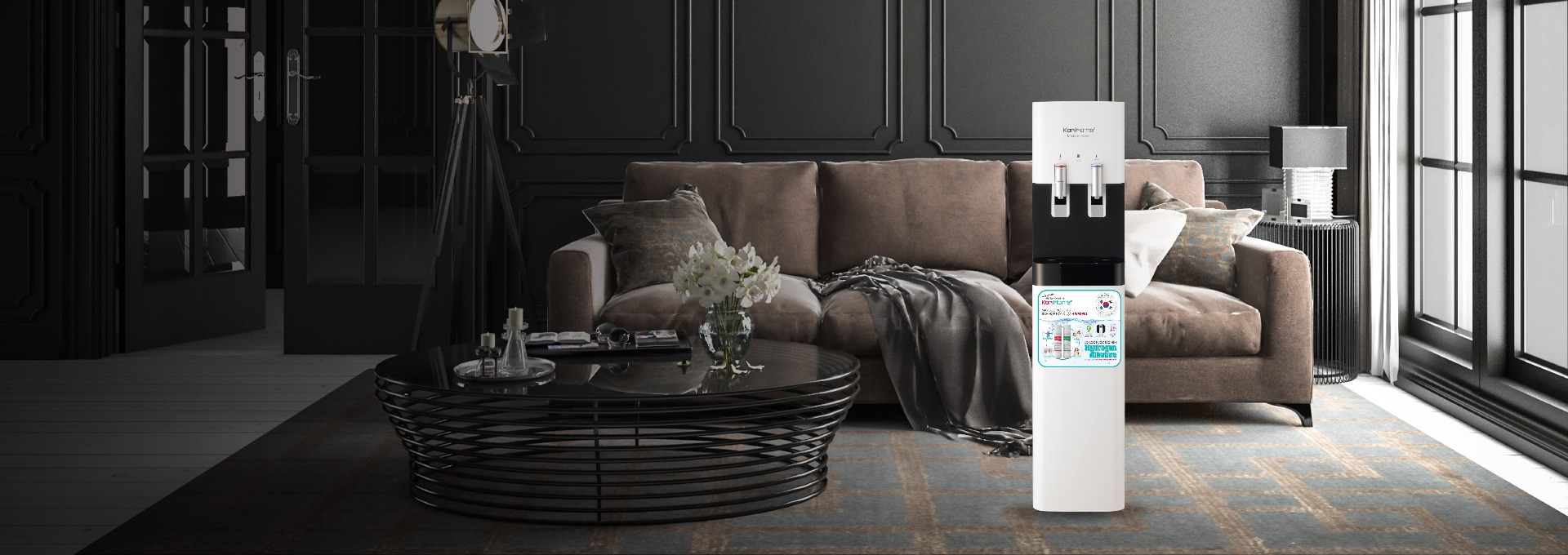 MÁY LỌC NƯỚC TÍCH HỢP NÓNG LẠNH KORIHOME WPK-908-6