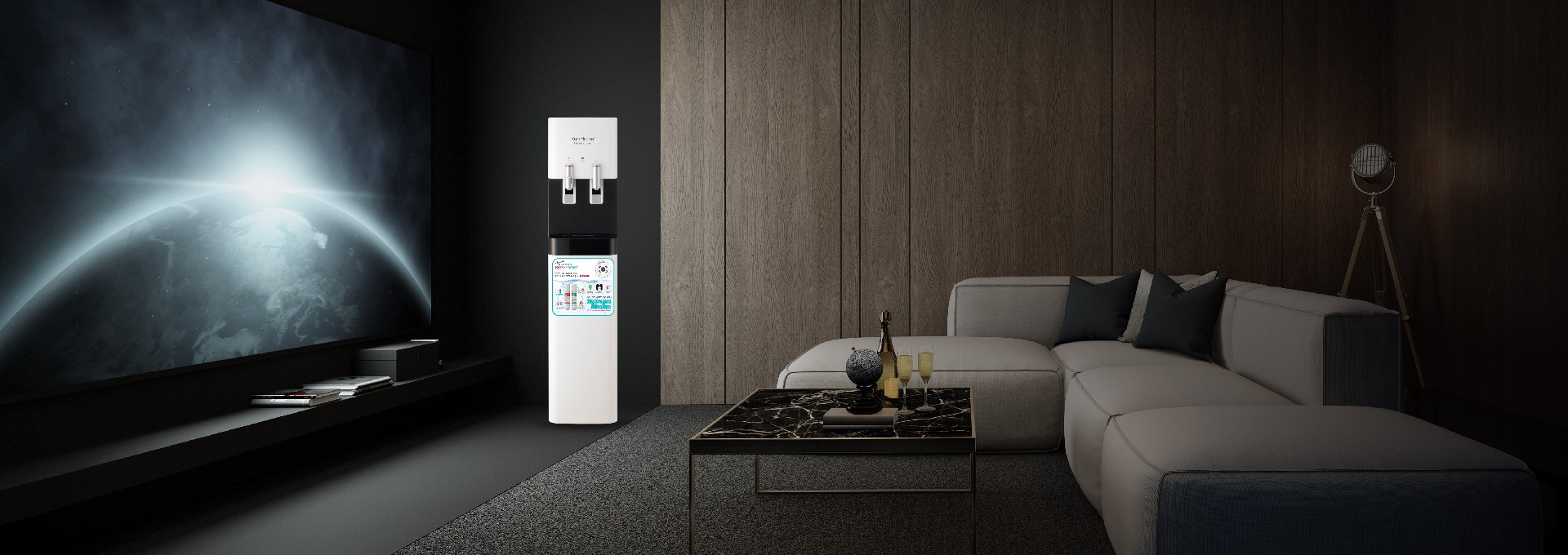 MÁY LỌC NƯỚC TÍCH HỢP NÓNG LẠNH KORIHOME WPK-908-8