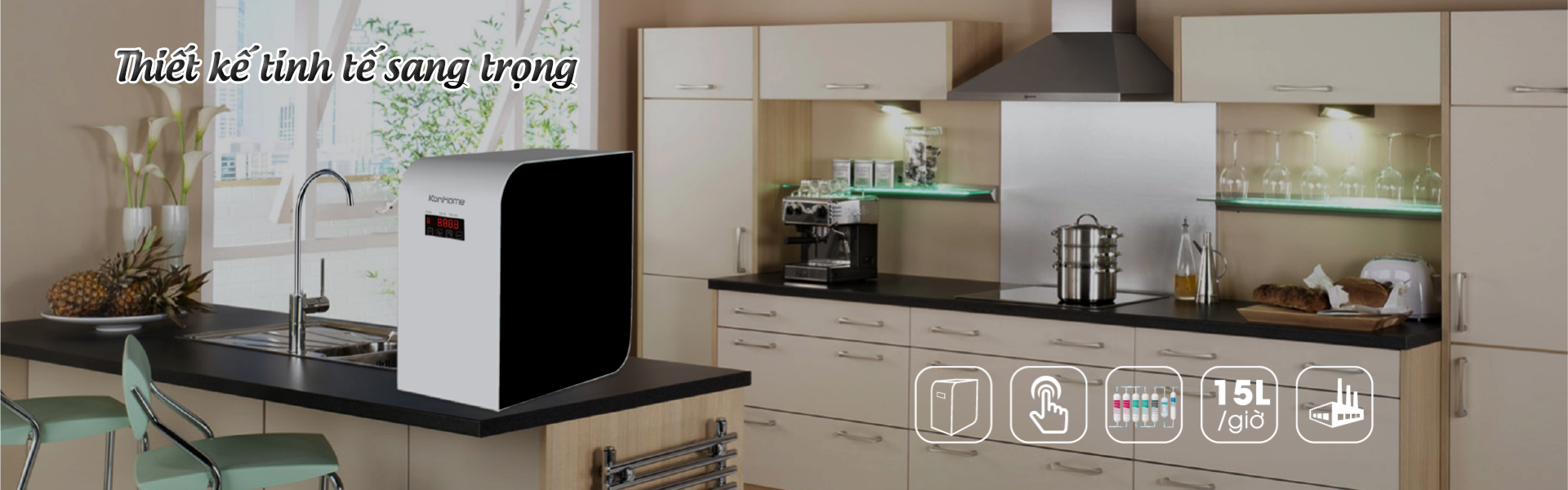 MÁY LỌC NƯỚC RO KORIHOME WPK-606-5