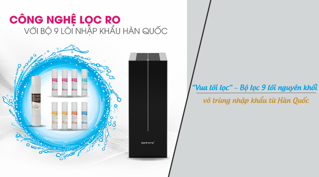 MÁY LỌC NƯỚC KORIHOME K-BOOK K91-4