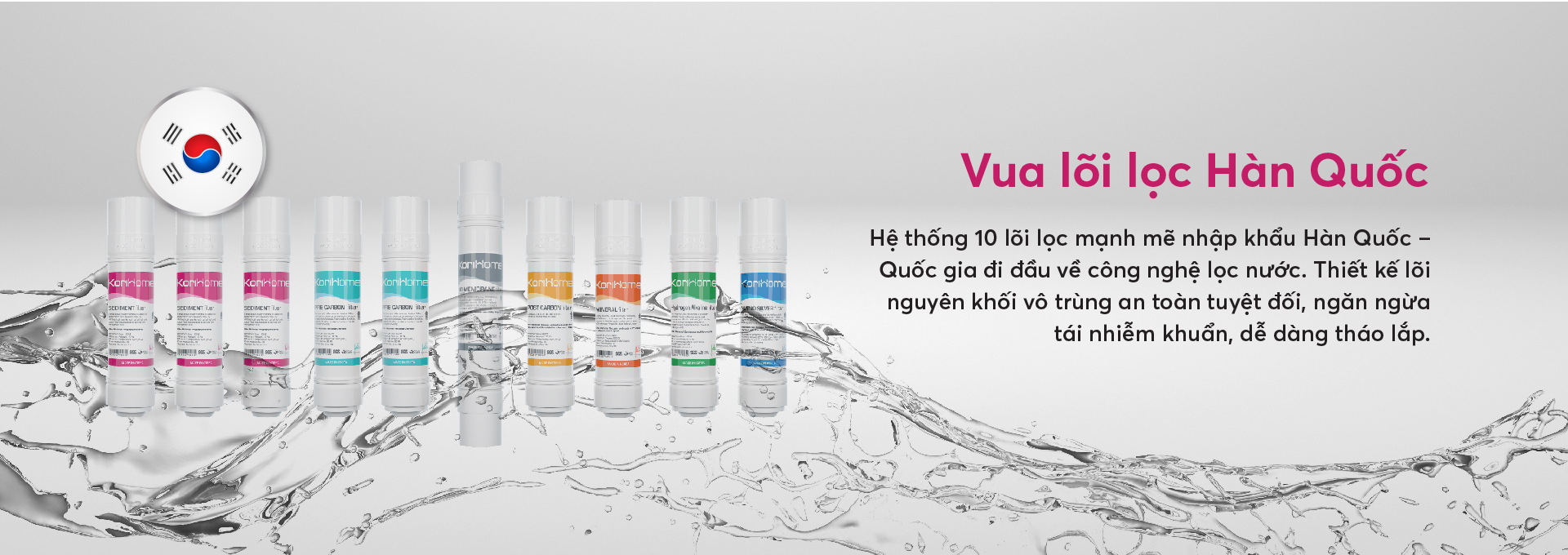 MÁY LỌC NƯỚC KORIHOME WPK-G62-4