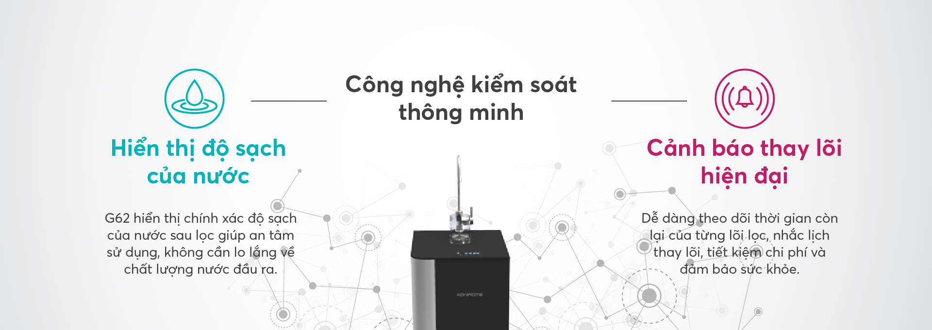 MÁY LỌC NƯỚC KORIHOME WPK-G62-7
