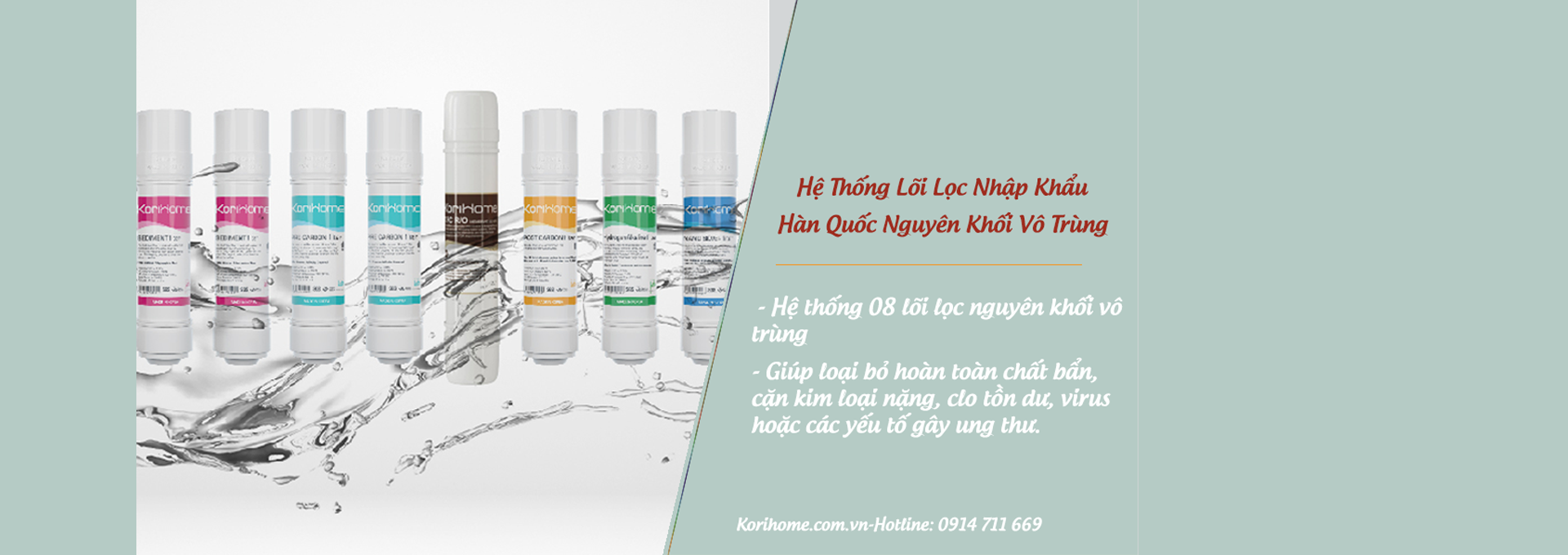 MÁY LỌC NƯỚC CAO CẤP KORIHOME WPK-G60-3