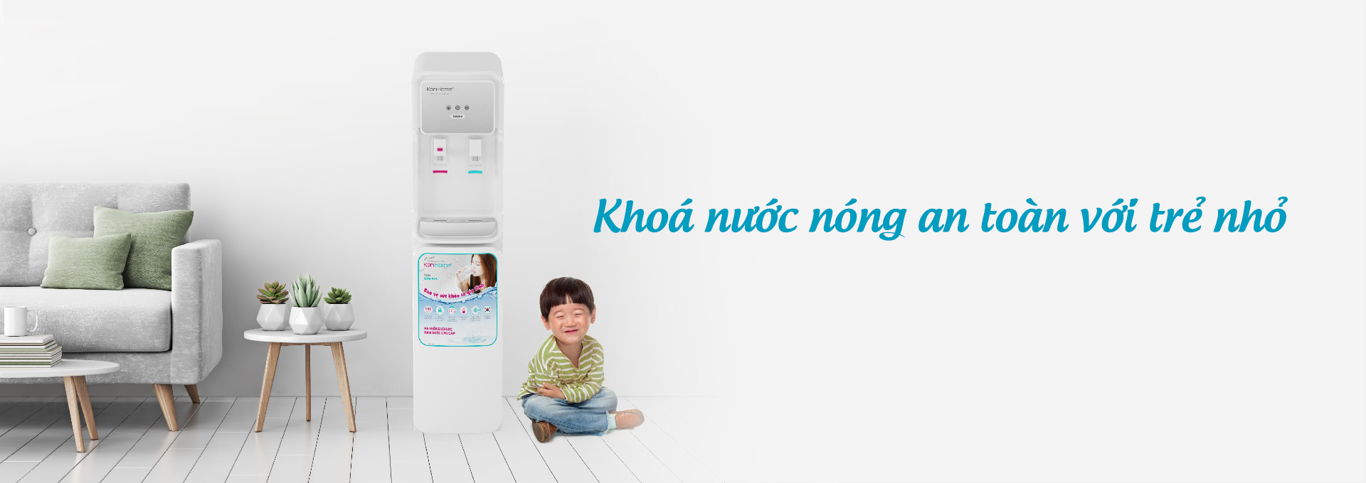 MÁY LỌC NƯỚC TÍCH HỢP NÓNG LẠNH KORIHOME WPK-915-4