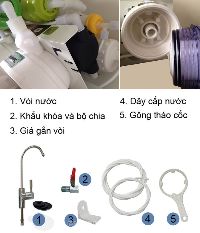 MÁY LỌC NƯỚC JENPEC MIX-8000C KHÔNG VỎ-7