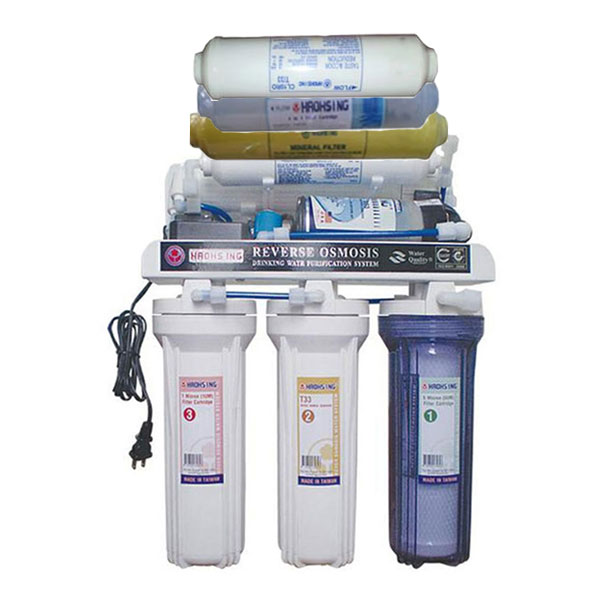 MÁY LỌC NƯỚC RO HAOHSING 8 CẤP KHÔNG VỎ TỦ
