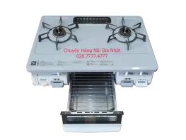 Bếp ga Nhật nội địa RINNAI mặt men RT64JHD