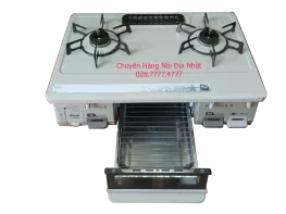 Bếp ga Nhật nội địa RINNAI mặt men RT64JH-R