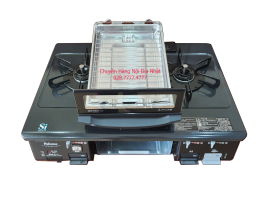 Bếp ga Nhật nội địa PALOMA mặt men IC-N90KB-L