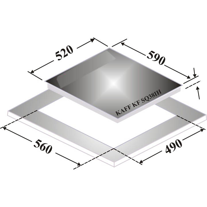 BẾP TỪ KAFF KF-SQ38IH-1