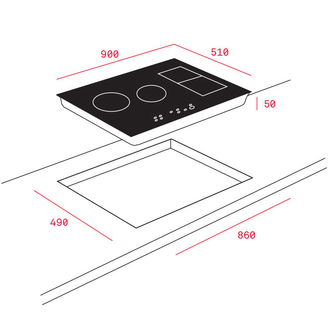 BẾP TỪ TEKA IRF 9480 TFT TABLET-7
